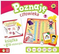 Okładka książki Poznaję człowieka - książka + gra