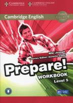 Okładka książki Prepare! 5 Workbook + CD