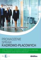 Okładka książki Prowadzenie spraw kadrowo-płacowych A.35.2