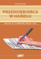 Okładka książki Przedsiębiorca w handlu Prowadzenie sprzedaży A.18 Podręcznik Tom 4