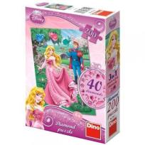 Opakowanie Puzzle 200 Diamond Puzzle Śpiąca Królewna DINO