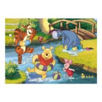 Opakowanie Puzzle 24 FloorPuzzle Kubuś Puchatek nad wodą DINO