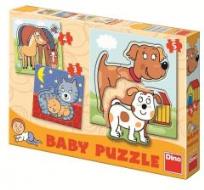 Opakowanie Puzzle 3,4,5 Baby Puzzle Zwierzęta DINO
