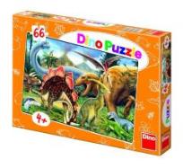 Opakowanie Puzzle 66 Dino Puzzle Dinozaury DINO