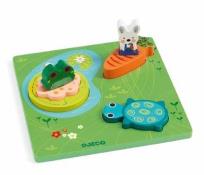 Opakowanie Puzzle drewniane 3-warstwowe Froggy