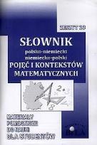 Okładka książki Słownik pol-niem, niem-pol pojęć i kontekstów mat.