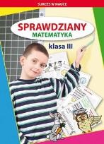 Okładka książki Sprawdziany Matematyka klasa 3