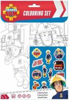 Opakowanie Strażak Sam. Kolorowanki, naklejki, kredki