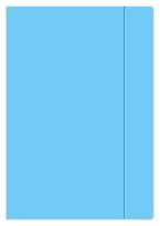 Opakowanie Teczka z gumką A4+ Fluo niebieska (10szt)