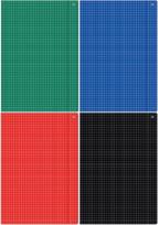 Opakowanie Teczka z gumką A4+ w kratkę (10szt)