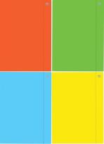 Opakowanie Teczka z gumką A5+ Fluo (10szt)