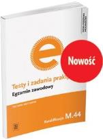 Okładka książki Testy i zadania praktyczne Egzamin zawodowy Technik mechanik M.44