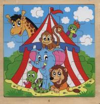 Opakowanie Układanka drewniana Cyrk 25