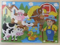 Opakowanie Układanka drewniana Farma 24