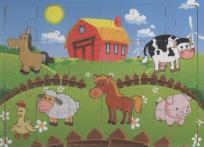 Opakowanie Układanka drewniana Gospodarstwo 24