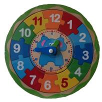 Opakowanie Układanka drewniana Zegar