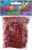 Opakowanie Żelowo burgundowe Gumki Rainbow Loom &reg;
