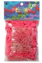 Opakowanie Żelowo różowe Gumki Rainbow Loom &reg;