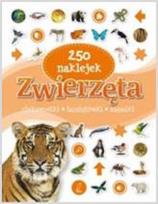 Okładka książki 250 naklejek - Zwierzęta
