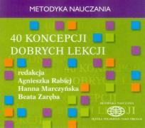 Okładka książki 40 koncepcji dobrych lekcji (Płyta CD)
