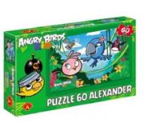 Okładka książki Angry Birds Rio. Puzzle 60 - Pachnąca dżungla ALEX