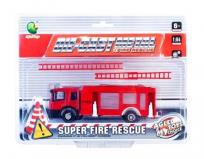 Opakowanie Auto metalowe straż pożarna 1:64