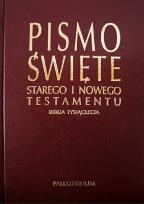 Okładka książki Biblia Tysiąclecia - skóra ekologiczna