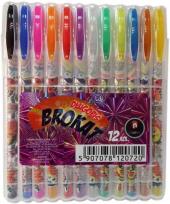 Okładka książki Długopis BROKAT w etui 12 kolorów