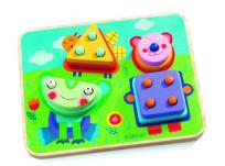 Opakowanie Drewniana zabawka manualna Łąka