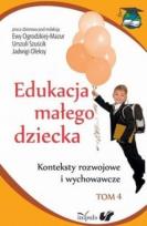 Okładka książki Edukacja małego dziecka T.4