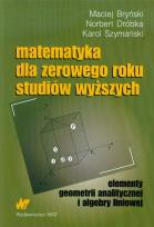 Okładka książki Elementy geometrii analitycznej i algebry liniowej