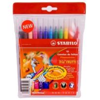 Opakowanie Flamastry Trio Frutti 12 kolorów STABILO