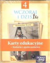 Okładka książki Historia SP 4 Wczoraj i Dziś Karty Edukacyjne
