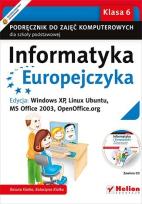 Okładka książki Informatyka Europejczyka SP 6 podr Win XP NPP 2014
