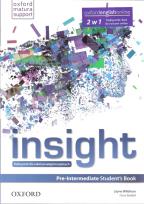 Okładka książki Insight Pre-Intermediate SB & with Online WB