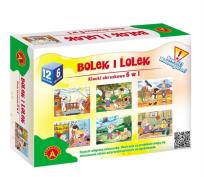 Opakowanie Klocki obrazkowe 6w1 Bolek i Lolek ALEX