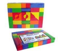 Opakowanie Klocki piankowe 34elementy