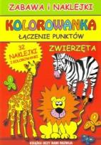 Okładka książki Kolorowanka - Łączenie punktów.Zwierzęta
