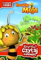 Okładka książki Koloruj, czytaj, naklejaj - Pszczółka Maja