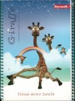 Opakowanie Kołozeszyt A5/80K/BR kratka 5 szt. Giraffe