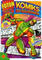 Okładka książki Komiks do kolorowania. Foton... ALEX