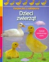 Okładka książki Książeczka z naklejkami - Dzieci zwierząt