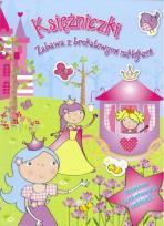 Okładka książki Księżniczki - Zabawa z brokatowymi naklejkami