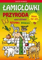 Okładka książki Łamigłówki Przyroda Klasa 4-6