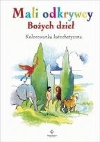 Okładka książki Mali odkrywcy Bożych dzień. Kolorowanka