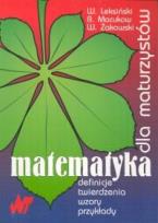 Okładka książki Matematyka dla maturzystów
