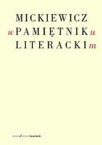 Okładka książki Mickiewicz w Pamiętniku Literackim