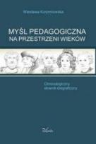 Okładka książki Myśl pedagogiczna na przestrzeni wieków