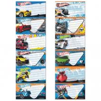 Opakowanie Naklejki na zeszyt Hot Wheels 25szt
