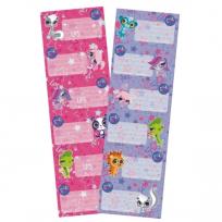 Opakowanie Naklejki na zeszyt Littlest Pet Shop 25szt
